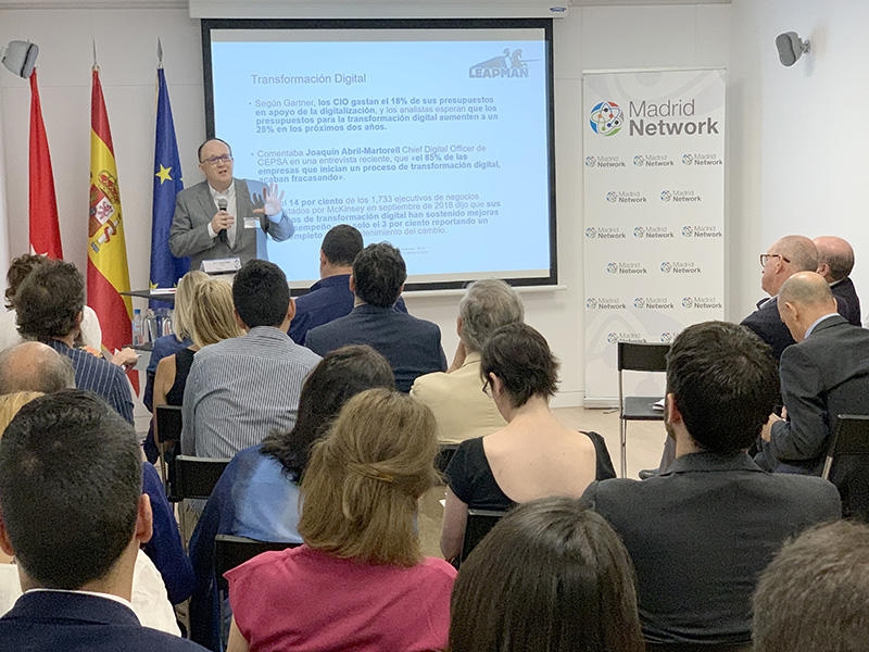 Hablando sobre la transformación digital española en Madrid Network Hablando sobre la transformación digital española en Madrid Network